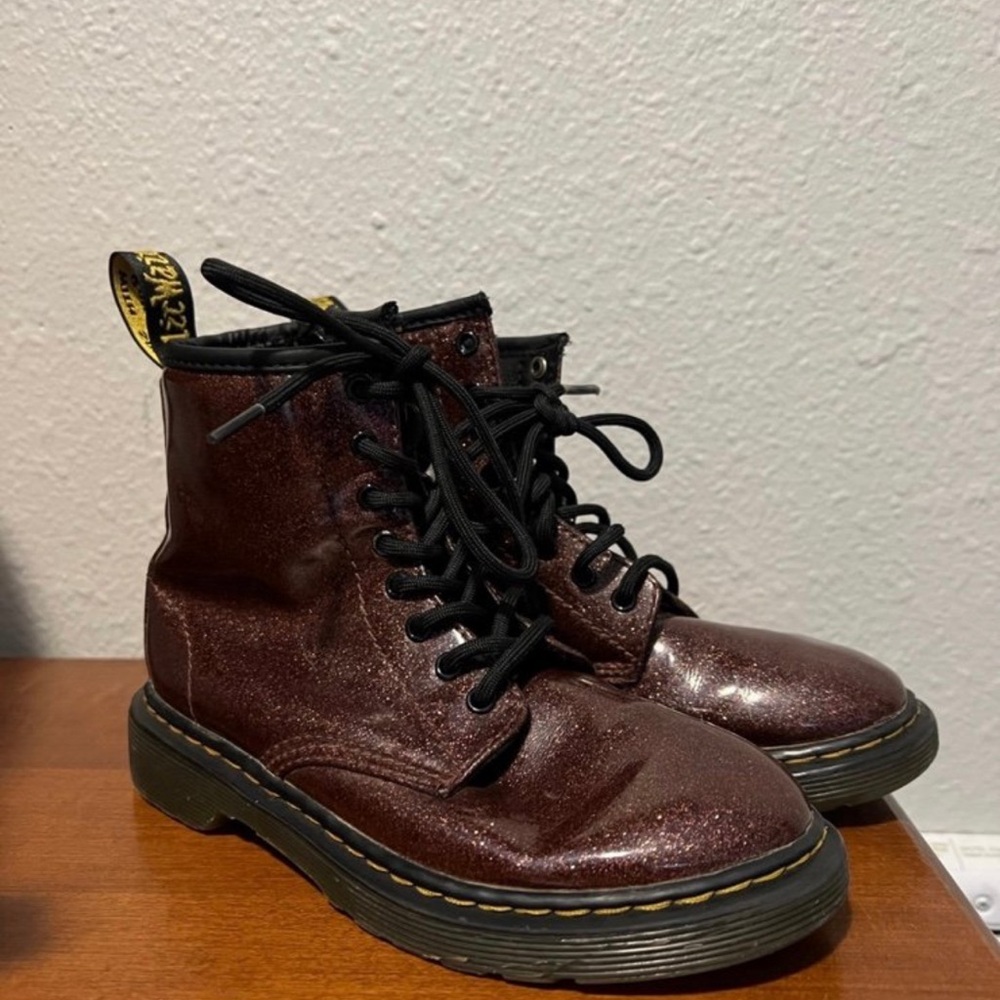 Dr. Martens Shimmering Brown Boots size 1